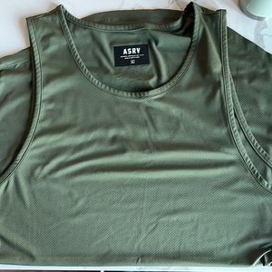 ASRV Olive green tank top 9-10 condition collection DSG-0146
